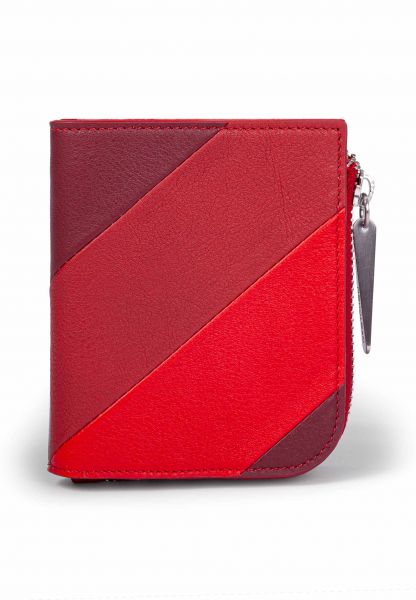 Gretchen - Striped Purse - Red Tricolor