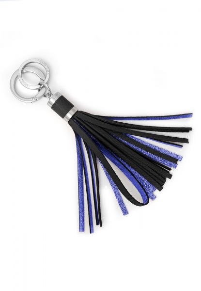 Gretchen - Tassel Keyholder - Piano Black Blue