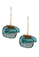 Gretchen - Pam Pem Earring Three - Blue Turquoise