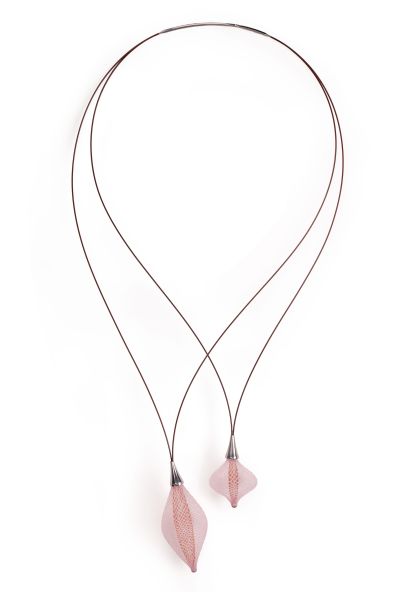 Gretchen - Vlum Inside Out Double Necklace - Rose