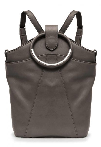 Gretchen - Maple Metal Backpack - Dove Grey