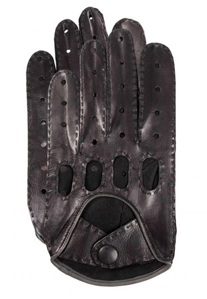 Gretchen - Glove GLM15 - Black, Cloudy Gray - 9