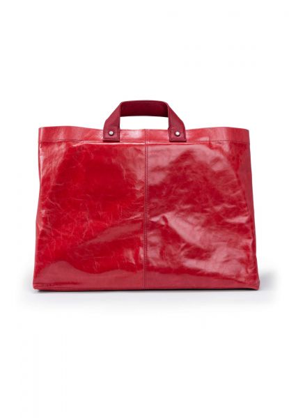 Gretchen - All In Midi Shopper - Poppy Red