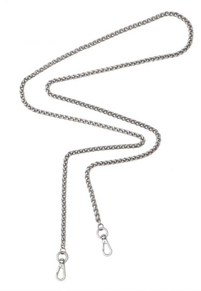 Gretchen - foxtail shoulder chain M long - silver