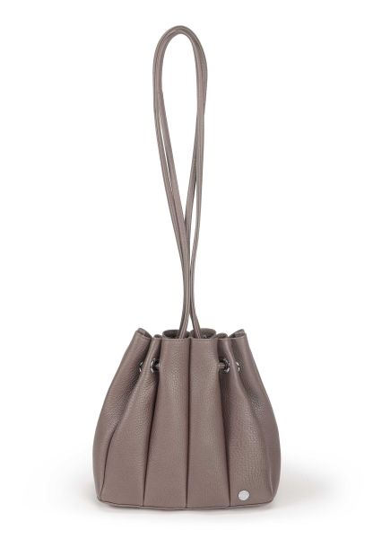 Gretchen - Fan Small Shoulderbag - Taupe Gray Silver