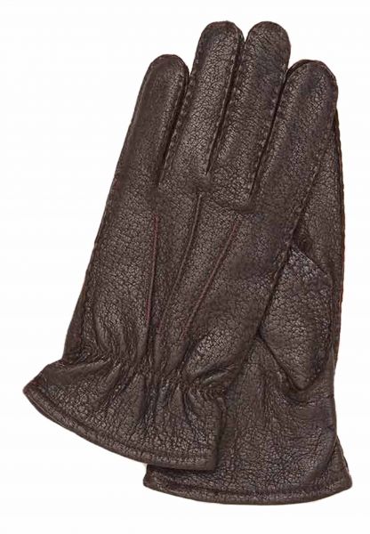 Gretchen - Men's Peccary Gloves - Natur - 8,5