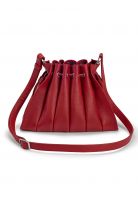 Gretchen - Fan Shoulderbag - Cranberry Red Silver