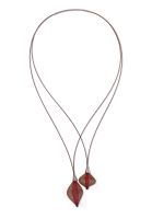 Gretchen - Vlum Inside Out Double Necklace - Brown Bordeaux