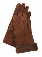 Gretchen - Men's Merino Gloves - Brown - 9
