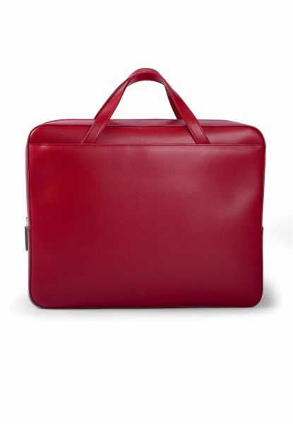 Gretchen - Crocus Laptop Bag - Crimson Red
