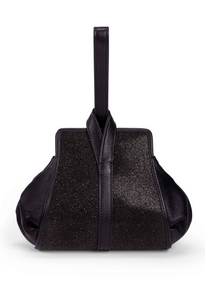 Gretchen - Zeitgeist Tango Mini Pouch - Black Swarovski Crystal