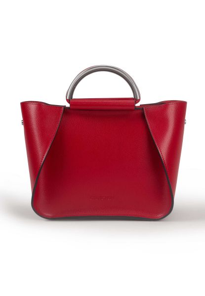 Gretchen - Erica Small Tote - Crimson Red