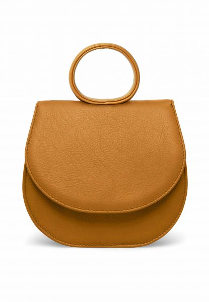Gretchen - Ebony Mini Loop Bag - Honey Yellow