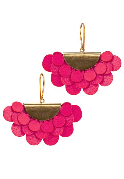 Gretchen - Pam Pem Earrings Dots L - Pink Rosa