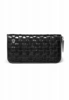 Gretchen - Woven Purse - Midnight Black