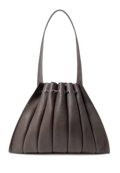 Gretchen - Fan Hobo - Taupe Gray Silver