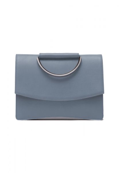 Gretchen - Oyster Clutch Three - Jeans Blue