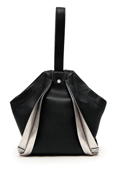 Gretchen - Opal Pouch - Piano Black Silver