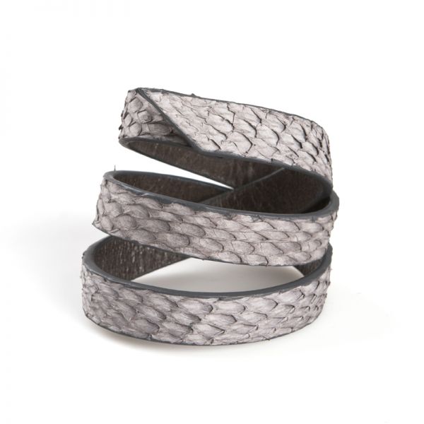 Gretchen - Triple Bracelet - Gray Salmon