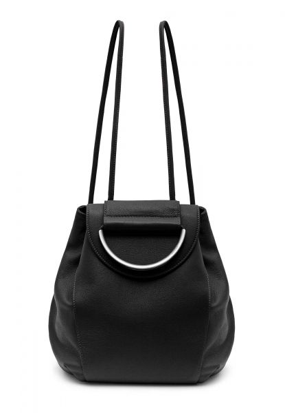 Gretchen - Oyster Backpack Two - Midnight Black