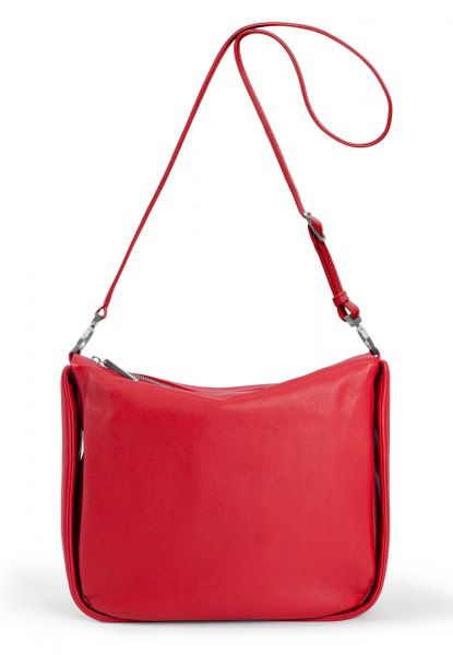 Gretchen - Cassia Bow Hobo - Cranberry Red Wave