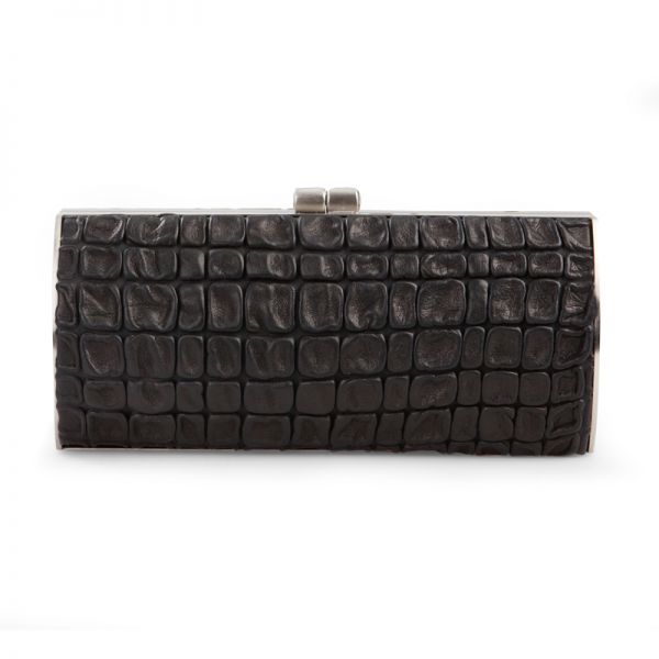 Gretchen - Zeitgeist Metal Clutch - Black Gonflato