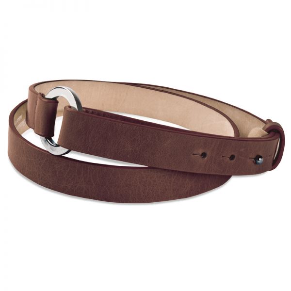 Gretchen - Loop Belt - Chocolate Brown