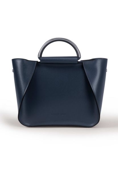 Gretchen - Erica Small Tote - Navy Blue