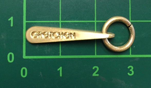 25mm Zipper Puller_G. | PROBLEM RING OPENING UP - REDESIGN FOR NEXT ORDER