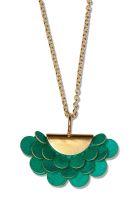 Gretchen - Pam Pem Pendant Dots M - Turquoise