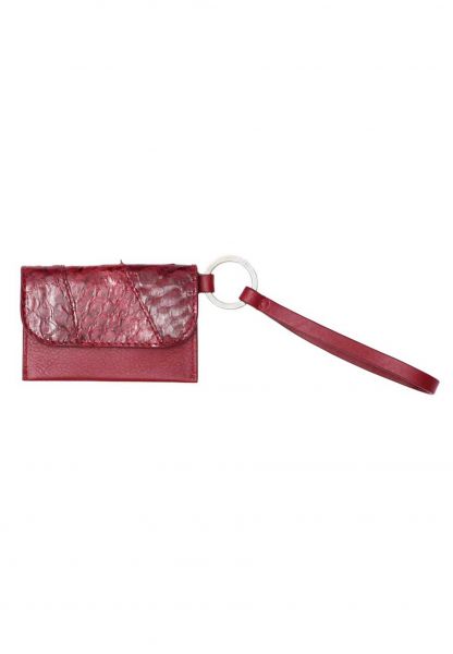 Gretchen - Envelope Keyring - Royal Red Perch Glazed