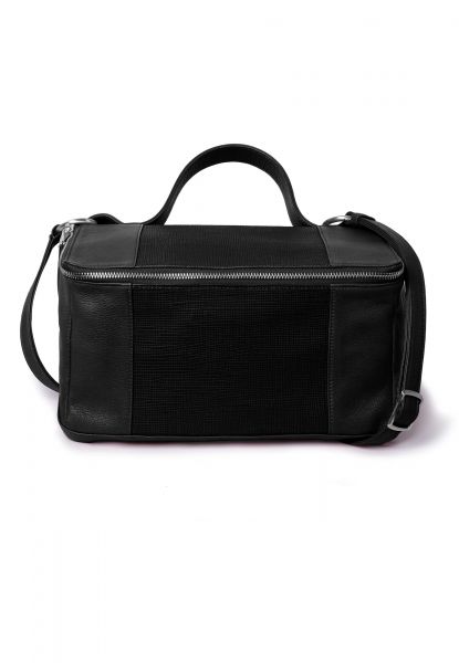 Gretchen - Graphite Tote Two - Midnight Black Wave