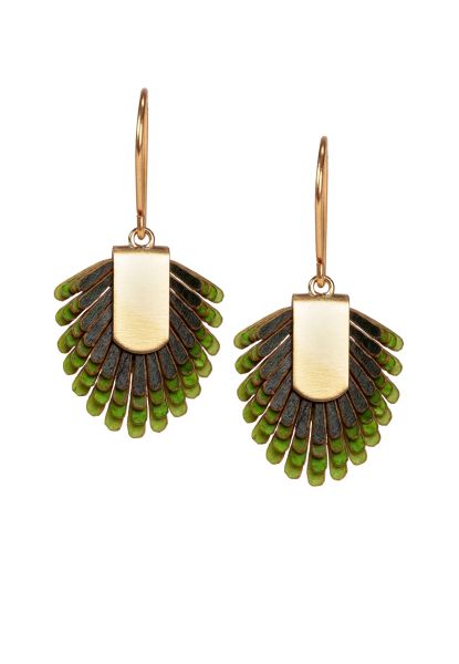 Gretchen - Pam Pem Earring S - Green