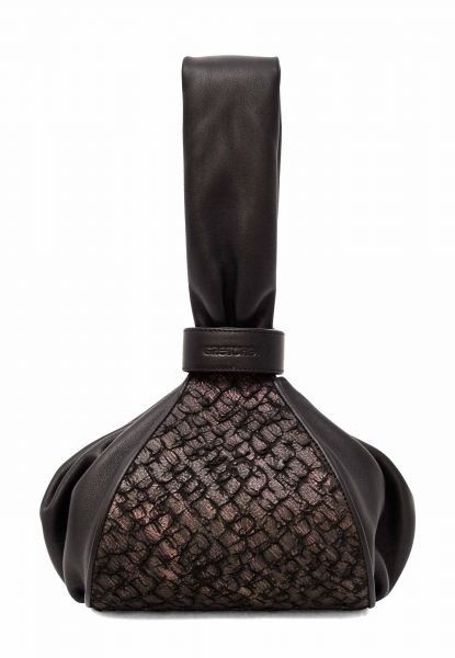 Gretchen - Tango Pouch - Midnight Black Torn