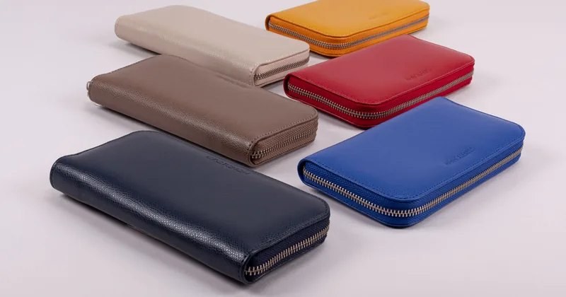 Gretchen Purse Five – Leder-Portemonnaie für Damen