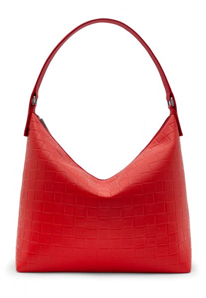 Gretchen - Braid Big Hobo - Pepper Red