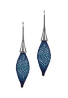 Gretchen - Vlum Single Drop Earrings - Blue Turquoise