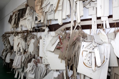 Aktentaschen für Damen aus Leder – Produktion