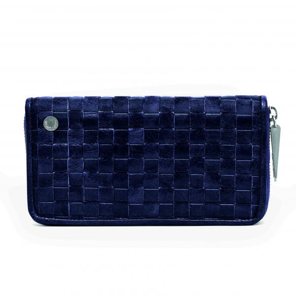 Gretchen - Woven Purse - Night Blue