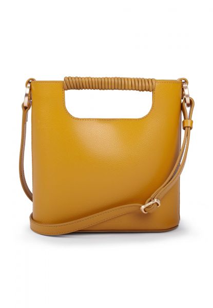 Gretchen - Crocus Small Shoulderbag Twist - Sunny Honey Gold