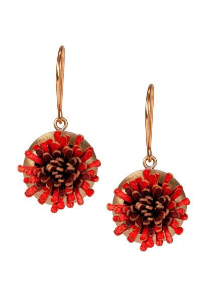 Gretchen - Pam Pem Earring Two - Red