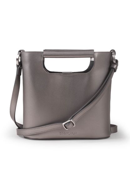 Gretchen - Crocus Small Shoulderbag - Anthracite Metallic