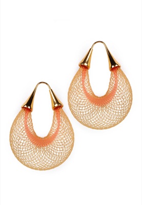 Vlum Loop Designer-Ohrringe Mustard Gold – Statement-Ohrschmuck