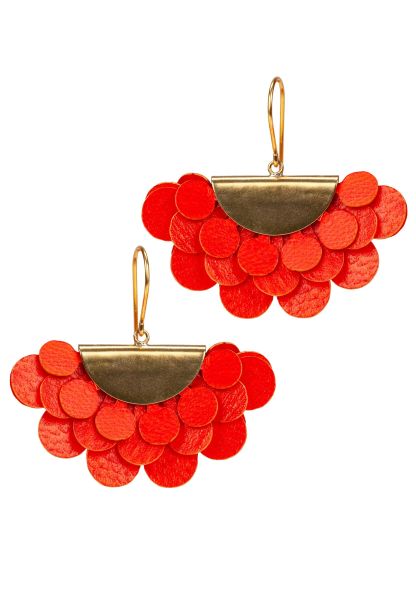 Gretchen - Pam Pem Earrings Dots L - Red