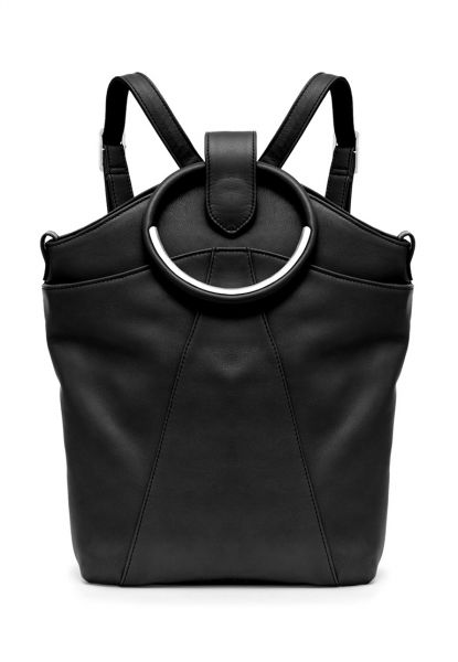 Gretchen - Maple Metal Backpack - Midnight Black