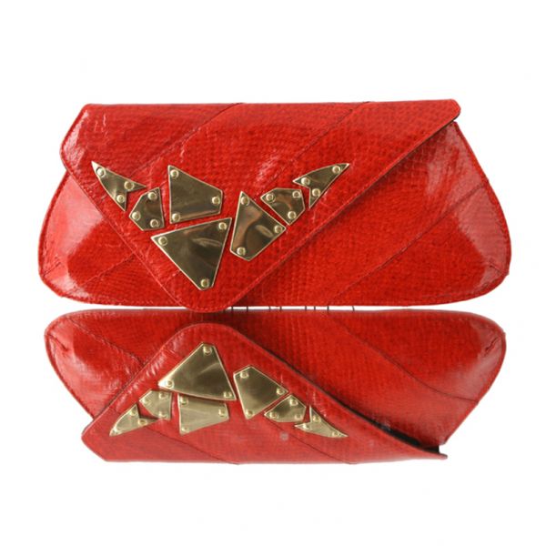 Gretchen - Zeitgeist Clutch - Red Salmon