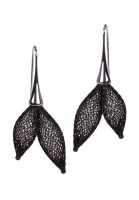 Gretchen - Vlum Double Drop Earrings - Black