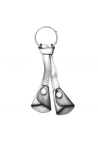 Gretchen - Flower Keyholder - Sparkling Silver