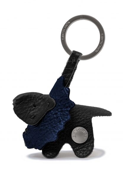 Gretchen - Lion Keyring - Piano Black Starlight Blue