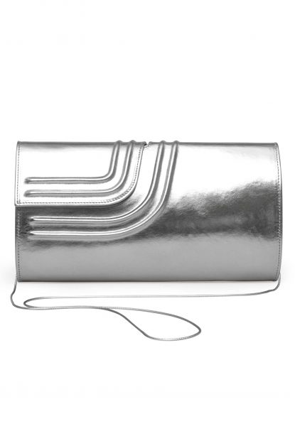 Gretchen - Tango Clutch Two - Sparkling Silver
